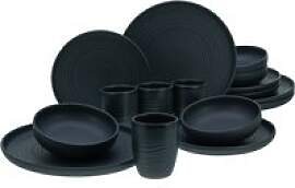 CreaTable Kombiservice Uno Black Lava Stone