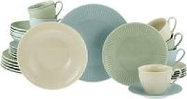 CreaTable Kombiservice Valencia bunt Porzellan 30