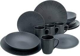 CreaTable Kombiservice Vesuvio Black schwarz