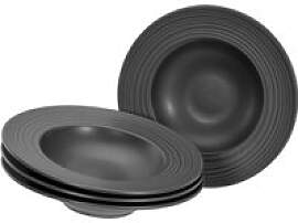 CreaTable Pastateller-Set Lava Stone schwarz