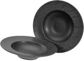 CreaTable Pastateller-Set Schiefer schwarz