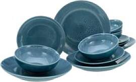 CreaTable Tafelservice Reactive BLUE petrol Keramik