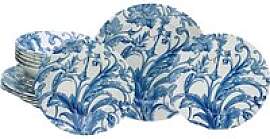 CreaTable Tafelservice Venecia rot Steingut 18 tlg.