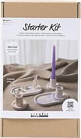 Creativ Starter Bastelset Resin Casting, blau,