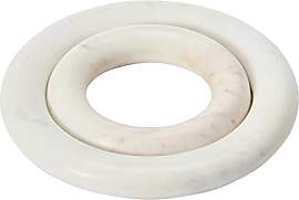 Creative Co-Op Marmor-Untersetzer für Esstisch, 2 