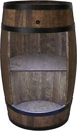 CREATIVE COOPER Holzfass Hausbar mit LED-Leuchten