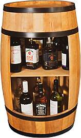 CREATIVE COOPER Holzfass Hausbar - Weinschrank im