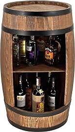 CREATIVE COOPER Holzfass Hausbar - Weinschrank im