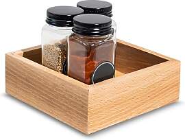 Creative Deco Holzbox Aufbewahrungsbox | 15 x 15 x 