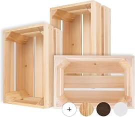 Creative Deco Kleine Holzkiste Natur | Kiste Holz