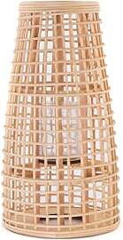 CREEDWOOD Bambus Laterne Iva | Naturfarben | mit