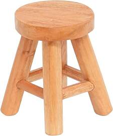 CREEDWOOD Kleiner Pflanzen HOCKER Malik | Mahagoni 