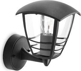 CREEK-Wandleuchte H20cm Schwarz Philips