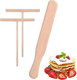 Crêpe Spreizer Teigverteiler mit Holz