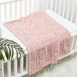 CREVENT Kuschelige, weiche, warme Sherpa-Babydecke 