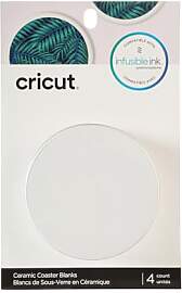 Cricut® Untersetzer-Rohlinge, Keramik, rund (4