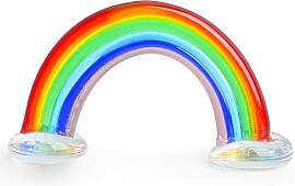 Crrezhai Glas Regenbogen Dekor Statue Kristall