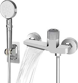 CTDMJ Badewannenarmatur mit Handbrause, Wasserfall 