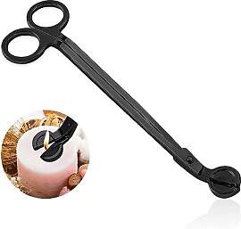 Cuayaes Dochtschere für Kerzen, Polierter