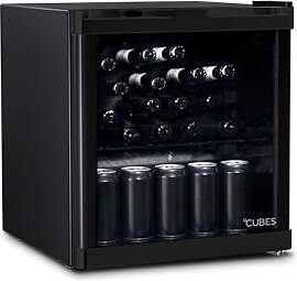 °CUBES Mini Kühlschrank 48 L Schwarz –