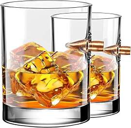Culcenor Kugel Whisky Gläser, Glas Craft Becher,
