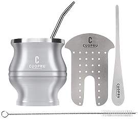 Cuopru Yerba Mate Tasse – Mate Kürbis-Set