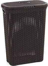 Curver 00709-210-00 Rattanoptik 40 L Wäschebox,