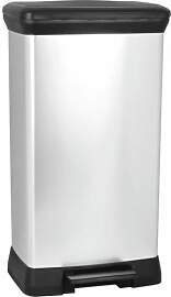 Curver 187177 Treteimer, rechteckig, 50 l,