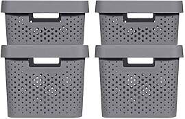 CURVER INFINITY RECYCLING Boxen mit Lochmuster 2x