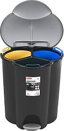Curver Trio V2 Abfalleimer 40L Treteimer