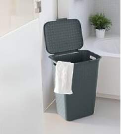 Curver Wäschebox dunkelgrau B/H/L: ca. 43x58x33,5 