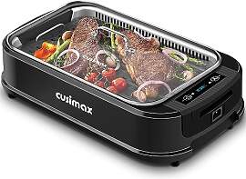 CUSIMAX Elektrogrill 1500W Tischgrill Elektrisch
