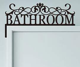 CUTHOLLOW Bathroom Schild Lustige Wanddeko, Metall 