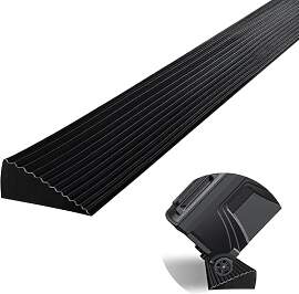CUTIS 2 Stück Türschwellenrampe, 90x7x3 cm, PVC
