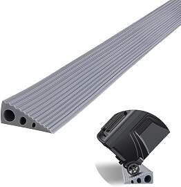 CUTIS Türschwellenrampe, 90x10x3.5 cm, PVC Rampe