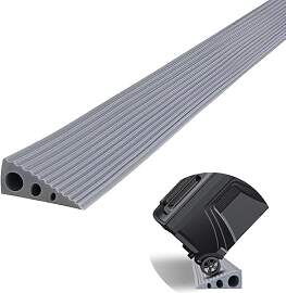 CUTIS Türschwellenrampe, 90x10x4 cm, PVC Rampe