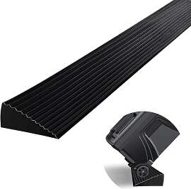 CUTIS Türschwellenrampe, 90x8x1.5 cm, PVC Rampe