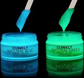 CUWELT Nachtleuchtend Acrylfarben Set, 2X100ml