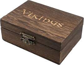 Cuyacili Kleine Holz Geschenkbox 10x7,3x4cm