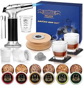 CWLAKON Cocktail Smoker Kit, Whiskey Räucher Set