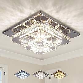 CXGLEAMING Deckenleuchte LED Kristallleuchter, 29