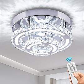 CXGLEAMING Moderne Klein Kronleuchter Kristall