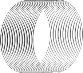 CYEER 20 Stück Metallringe zum Basteln 25CM,