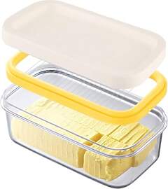 Cyrank Butterdose mit Butterschneider, Plastik