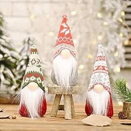 Cytecedx Wichtel Weihnachten Deko, 3 Stück
