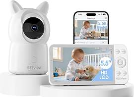 CZEview Babyphone mit Kamera 2.5K &