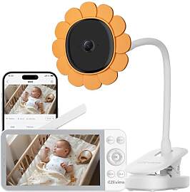 CZEview Babyphone mit Kamera und App, 5,5 Zoll