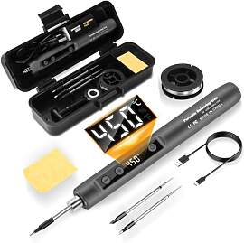 Daakro 2-in-1 Akku Lötkolben Set,180-450℃ mit