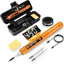 Daakro 2-in-1 Akku Lötkolben Set,180-450℃ mit