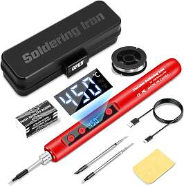 Daakro 2-in-1 Akku Lötkolben Set,180-450℃ mit